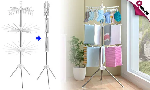 360˚ Rotating Laundry Dryer!